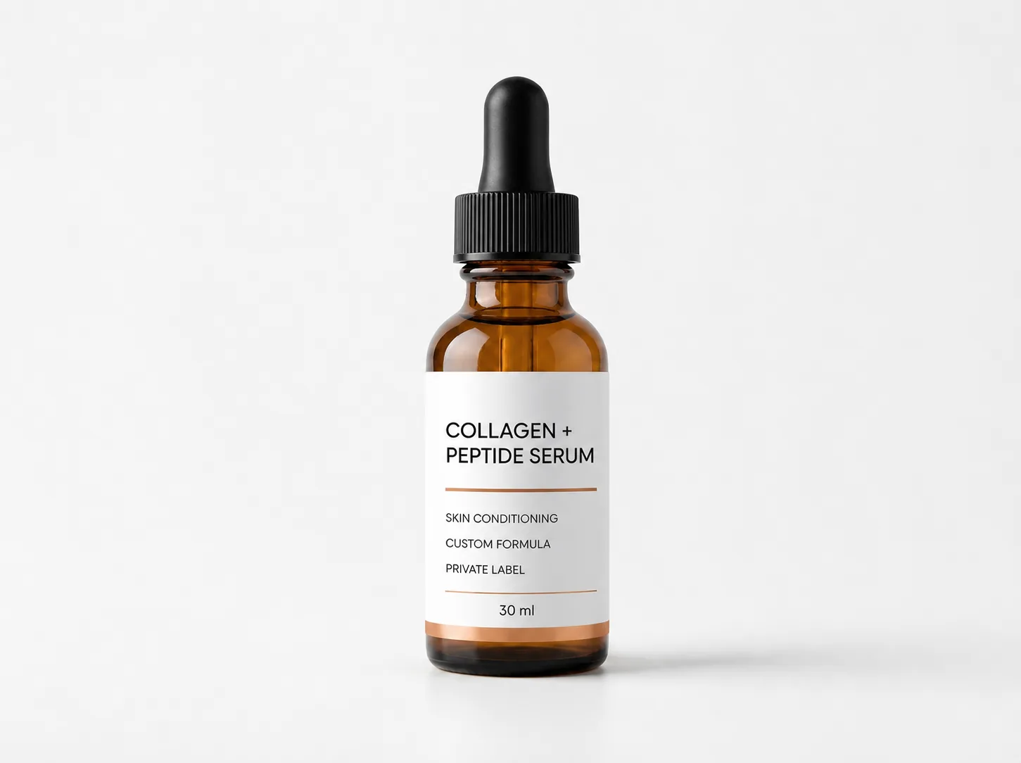 Collagen + Peptide Serum private-label customization concept