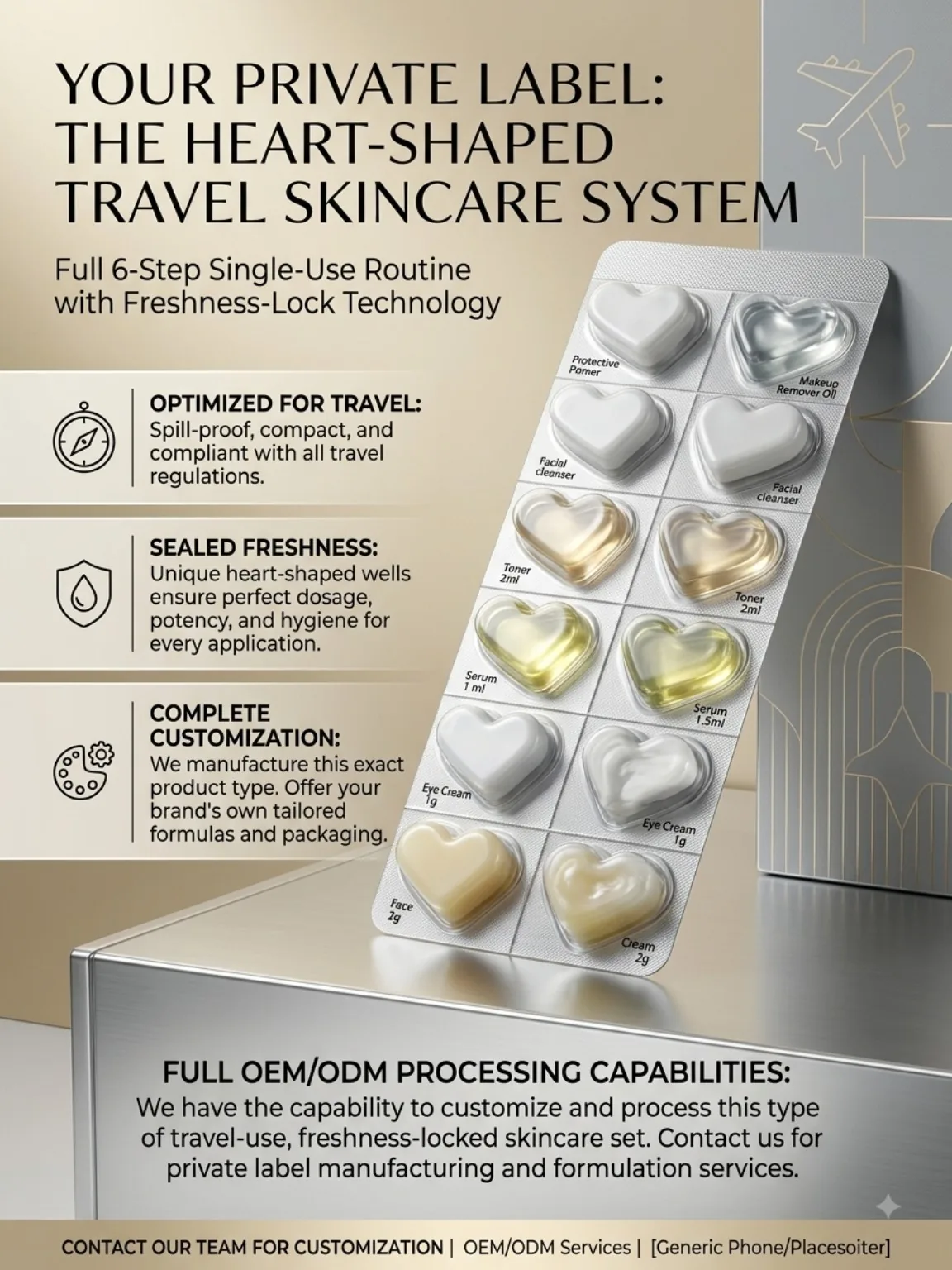 Low MOQ Skincare customization category